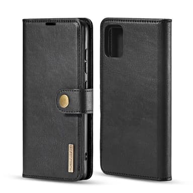 DG.MING Samsung Galaxy A71 Split Läder Plånboksfodral - Svart