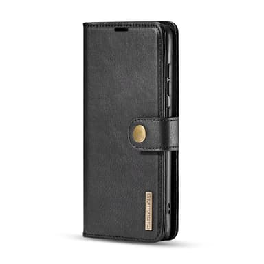 DG.MING Samsung Galaxy A71 Split Läder Plånboksfodral - Svart