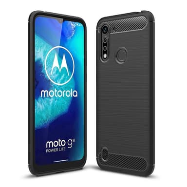 Motorola Moto G8 Power Lite Karbon fiber Skal - Svart