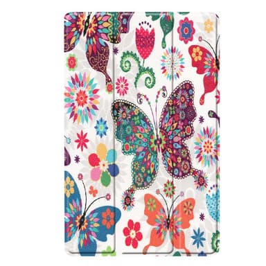 Slim Fit Cover Till Samsung Galaxy Tab A 10.1 2019 - Butterfly and Flower