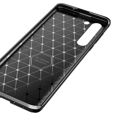 Motorola Edge Karbon fiber Skal - Svart