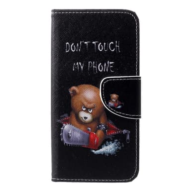 Huawei P30 Plånbokfodral - Angry Bear and Warning