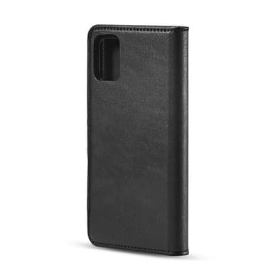 DG.MING Samsung Galaxy A71 Split Läder Plånboksfodral - Svart