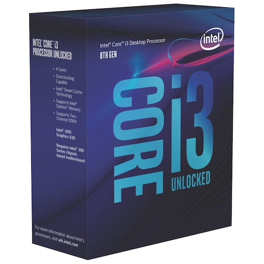 Intel Core i3-8350K processor (box)