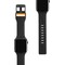 UAG Civilian Apple Watch 42-45mm silikonarmband (svart/orange)