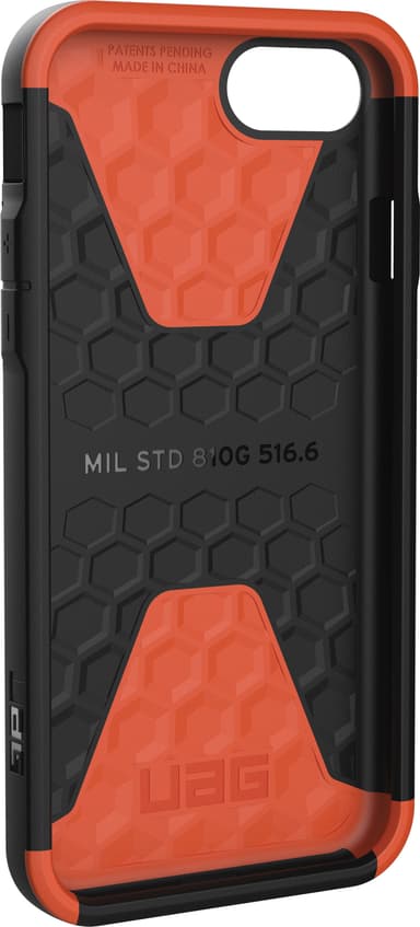 UAG Civilian fodral för iPhone 8/7/6/SE Gen. 2/3 (svart)