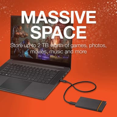 Seagate FireCuda Gaming portabel SSD 1 TB