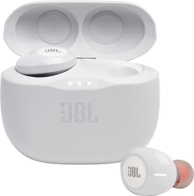 JBL Tune125TWS True Wireless in ear-hörlurar (vita)