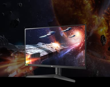 LG 27GL83A 27" bildskärm (svart)