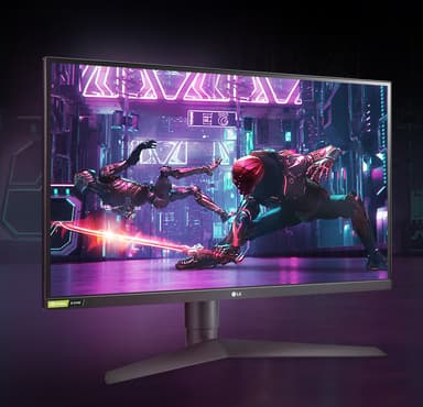LG 27GL83A 27" bildskärm (svart)