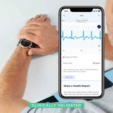 Withings ScanWatch Hybrid smartwatch 42 mm (svart)