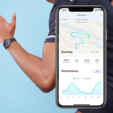 Withings ScanWatch Hybrid smartwatch 38mm (vit)