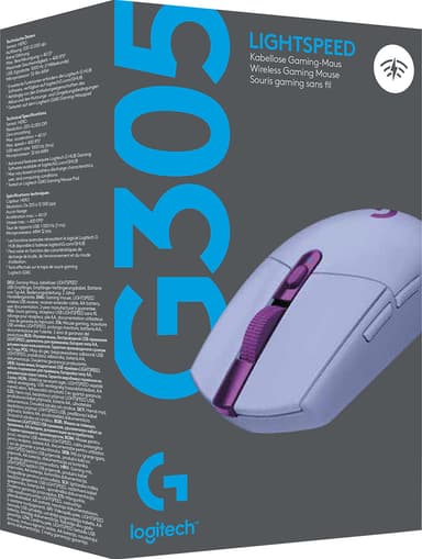 Logitech G305 Lightspeed trådlös gamingmus (lila)