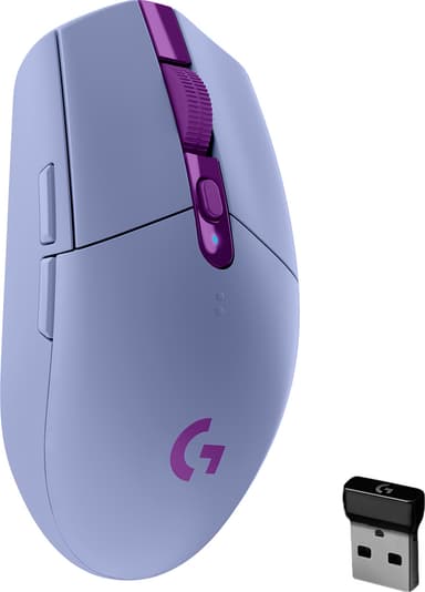 Logitech G305 Lightspeed trådlös gamingmus (lila)