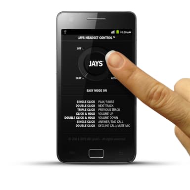 a-Jays One+ Hörlurar in-ear (svarta)
