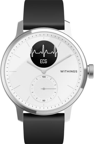 Withings ScanWatch Hybrid smartwatch 42 mm (vit)