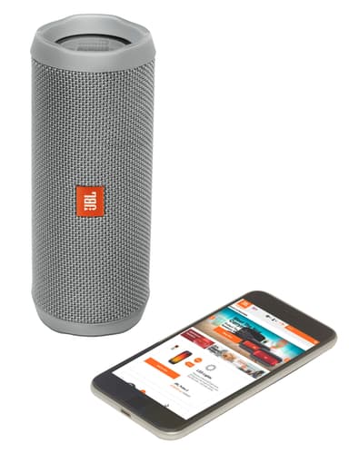 JBL Flip 4 trådlösa högtalare (grå)