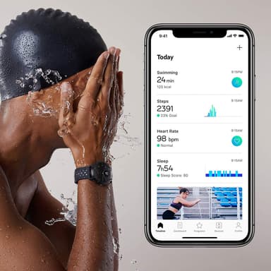 Withings Steel HR Sport smartwatch hybrid 40mm (vit/svart)