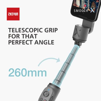Zhiyun Smooth-X Essential Combo gimbal för smartphone (vit)