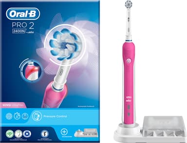 Oral-B Pro-2 2400N eltandborste (rosa)