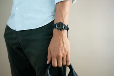 Withings Move ECG analog klocka 38mm (vit/blå)