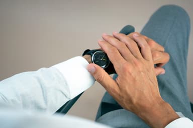 Withings Move ECG analog klocka 38mm (vit/blå)