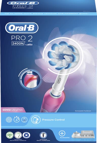 Oral-B Pro-2 2400N eltandborste (rosa)