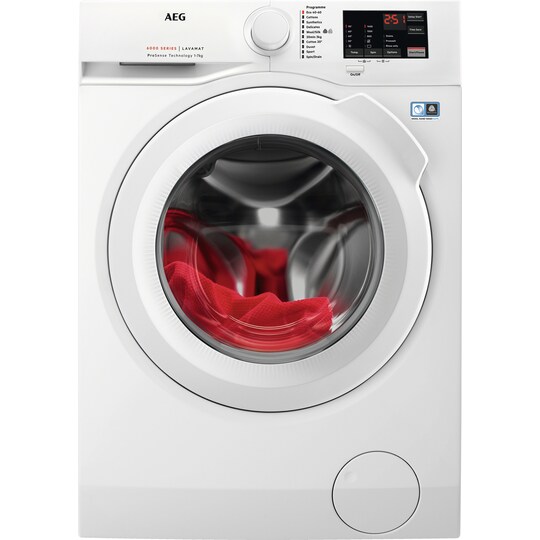 AEG Tvättmaskin L6FBN743I (Vit)