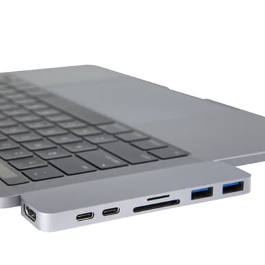 Hyperdrive USB-C multi-adapter MacBook Pro(rymdgrå) Hyperdrive USB-C multi-adapter MacBook Pro(rymdgrå)