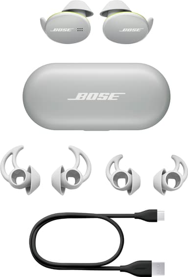 Bose Sport Earbuds in-ear true wireless-hörlurar (glacier white)