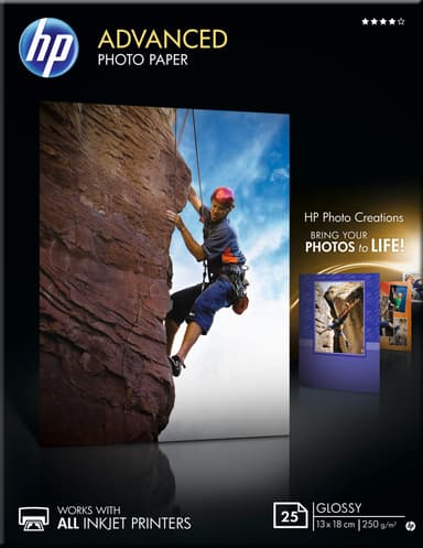 HP Advanced Fotopapper Glossy 13x18 cm