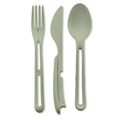KLIKK, Bestickset, Organic grön 2-pack