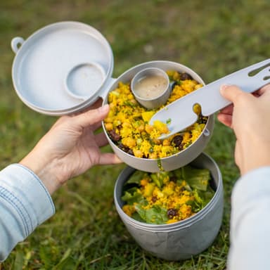 CLUB Bento Box / Lunch box, Organic Grey
