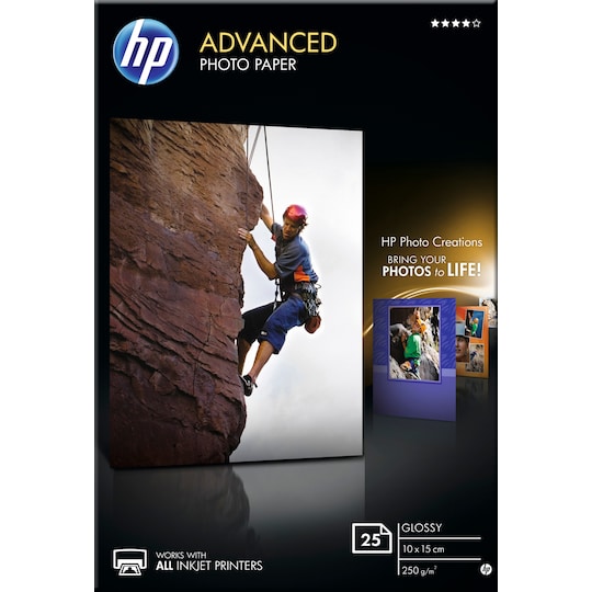 HP Advanced Fotopapper Glossy 10x15 cm