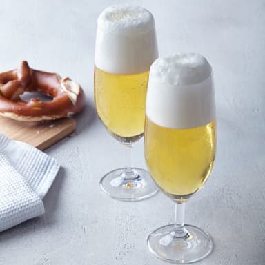 Ölglas på fot/Pilsnerglas 360ml Daily