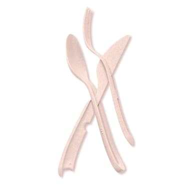 KLIKK, Bestickset, Organic rosa 2-pack