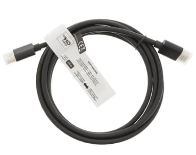 High Speed HDMI Kabel med Ethernet HDMI Kontakt - 2 m Svart