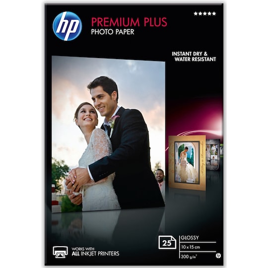 HP Fotopapper Premium Plus 25 ark