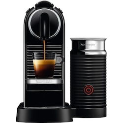 NESPRESSO® CitiZ And Milk kaffemaskin av DeLonghi, Svart