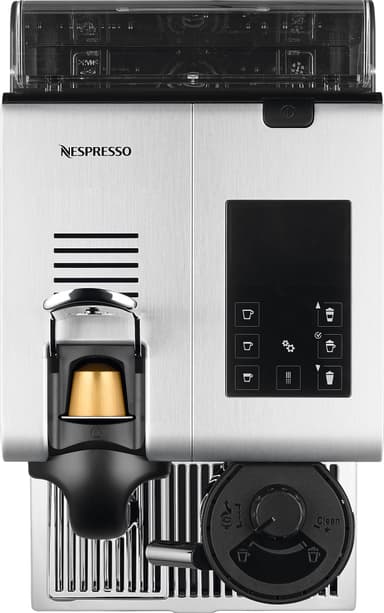 NESPRESSO® Lattissima Pro kaffemaskin av Delonghi, Brushed Aluminium