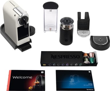 NESPRESSO® CitiZ And Milk kaffemaskin av DeLonghi, Vit​
