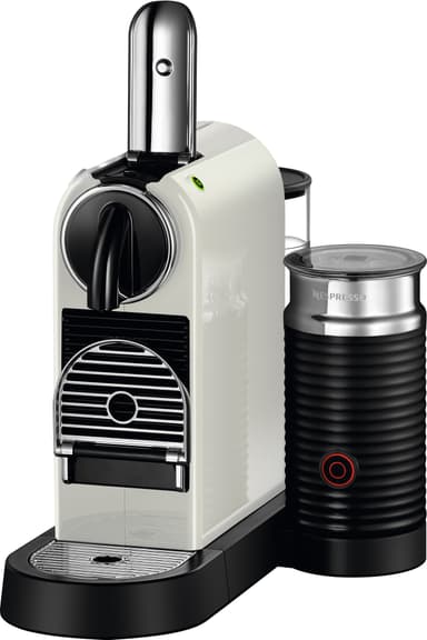 NESPRESSO® CitiZ And Milk kaffemaskin av DeLonghi, Vit​