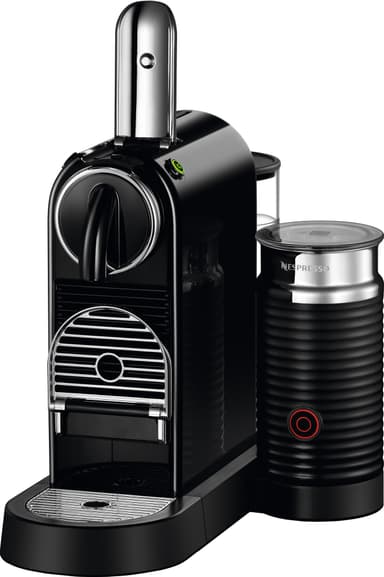 NESPRESSO® CitiZ And Milk kaffemaskin av DeLonghi, Svart