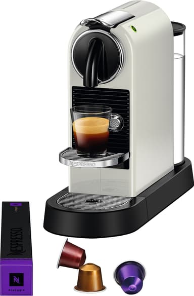 NESPRESSO® CitiZ kaffemaskin av DeLonghi, Vit