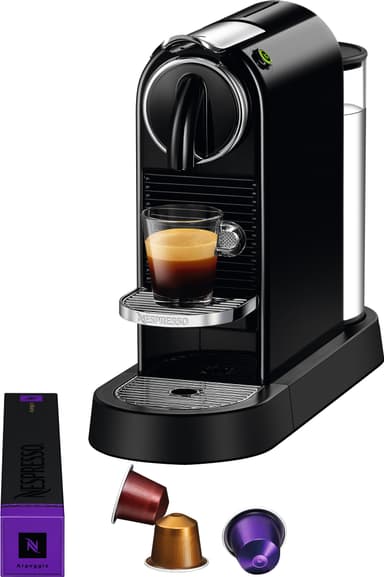 NESPRESSO® CitiZ kaffemaskin av DeLonghi, Svart