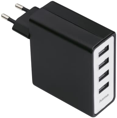 Hama AC Laddare med 4 USB-portar