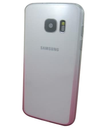 Transparent TPU-skal till Samsung G935 Galaxy S7 Edge (Rosa)
