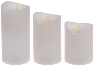 LED Blockljus 3-pack, Dimmer, Timer, Fjärrkontroll