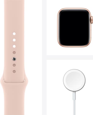 Apple Watch SE 40mm GPS (guld alu/rosa sand sportarmband)