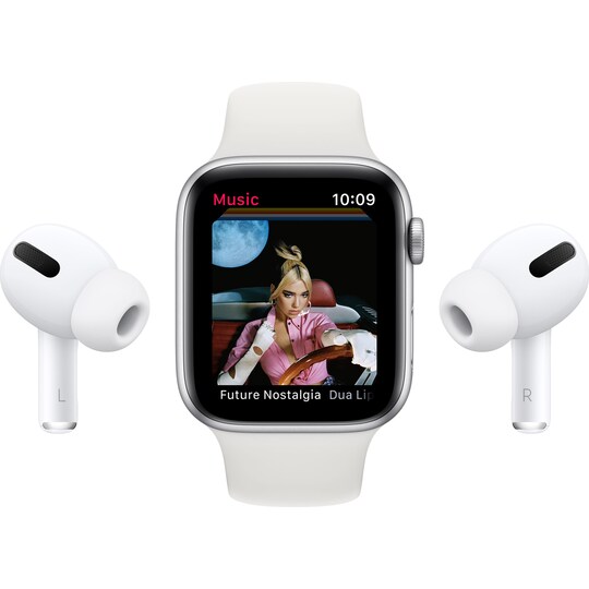 Apple Watch SE 44mm GPS (grå alu/svart sportarmband)